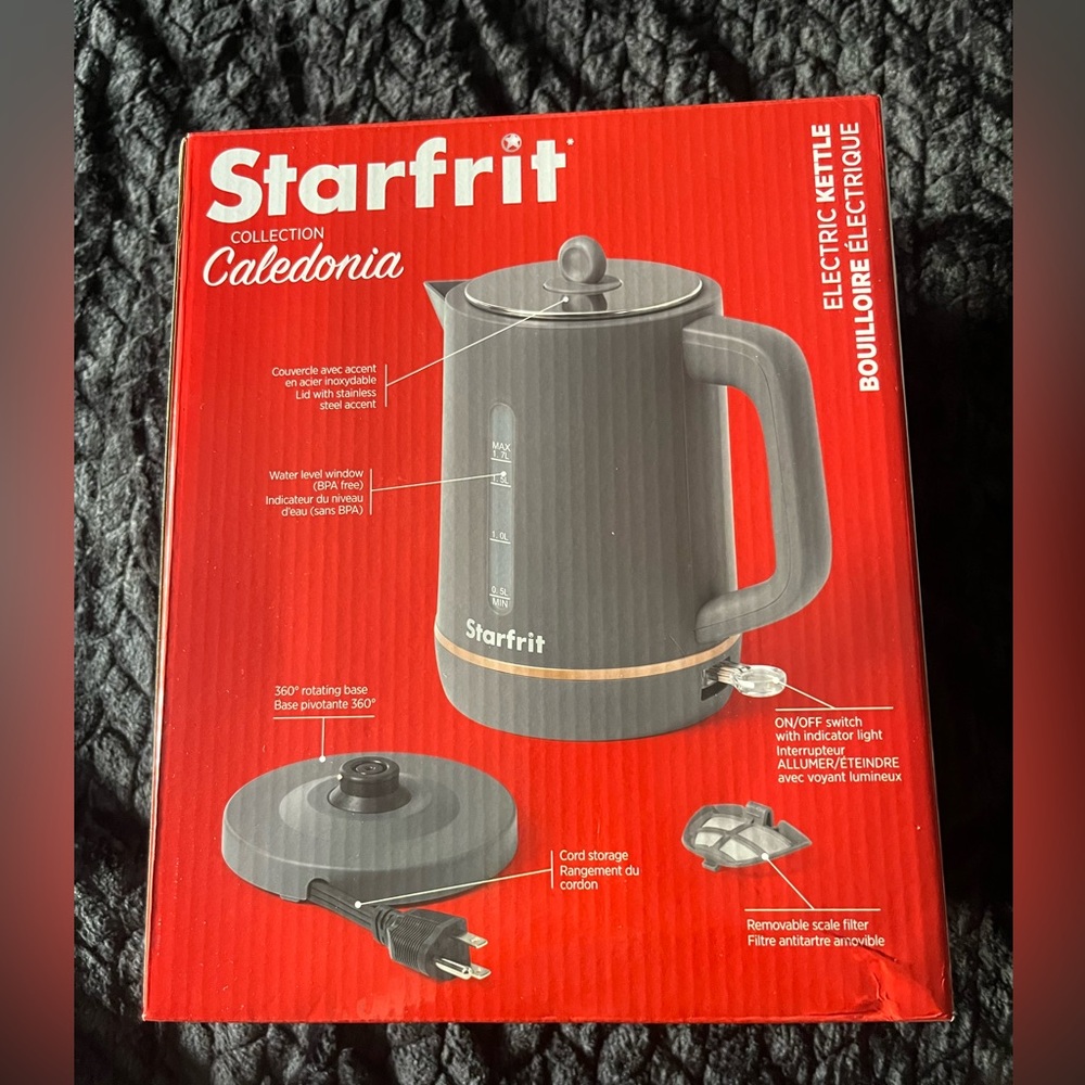 Caledonia Electric Kettle - Black
